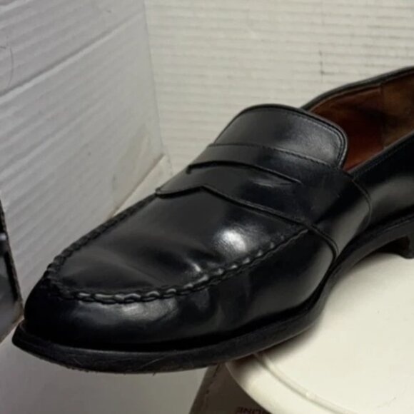 Allen Edmonds Randolph Black Leather Penny Loafers, Size 9.5 3E - Picture 3 of 8